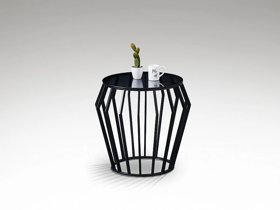 Приставной столик Ciros черный матовый - фото 13