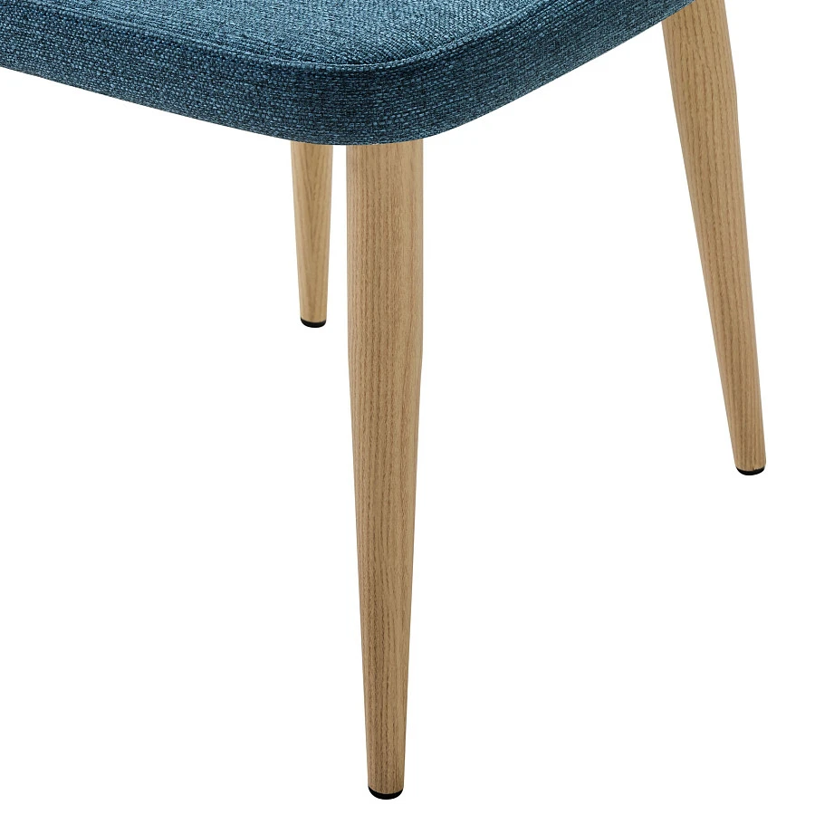 Стул Ledger синий/нат.дуб - фото 6