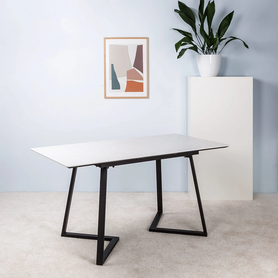 Стол Роналдо раздвиж. 140-180 Мрамор бьянко - фото 10