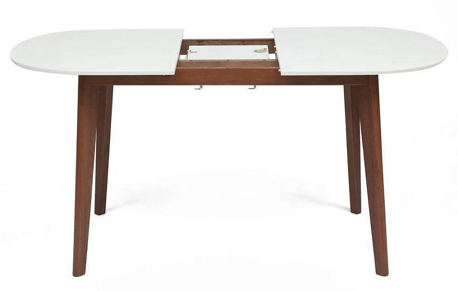 Стол обеденный расклад. BOSCO Белый + Коричневый - фото 3