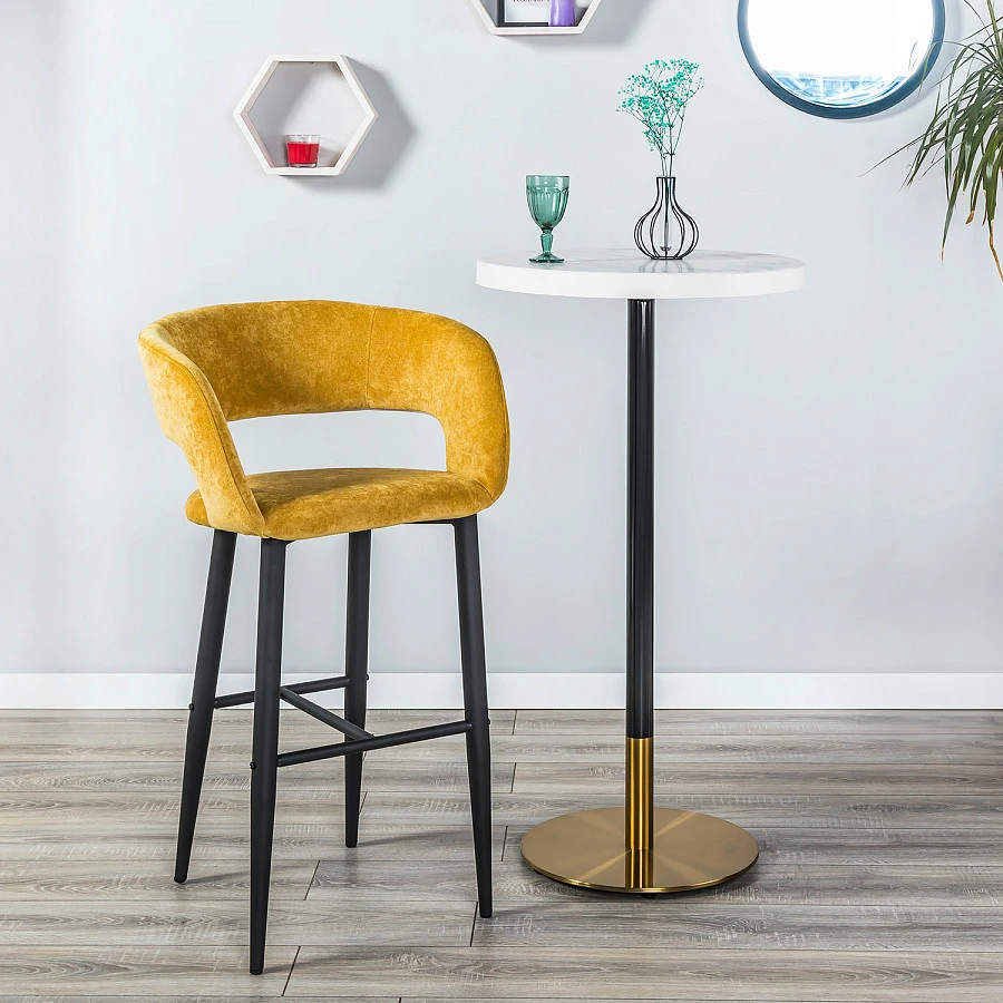 Кресло Бар.Hugs желтый/черный - фото 8