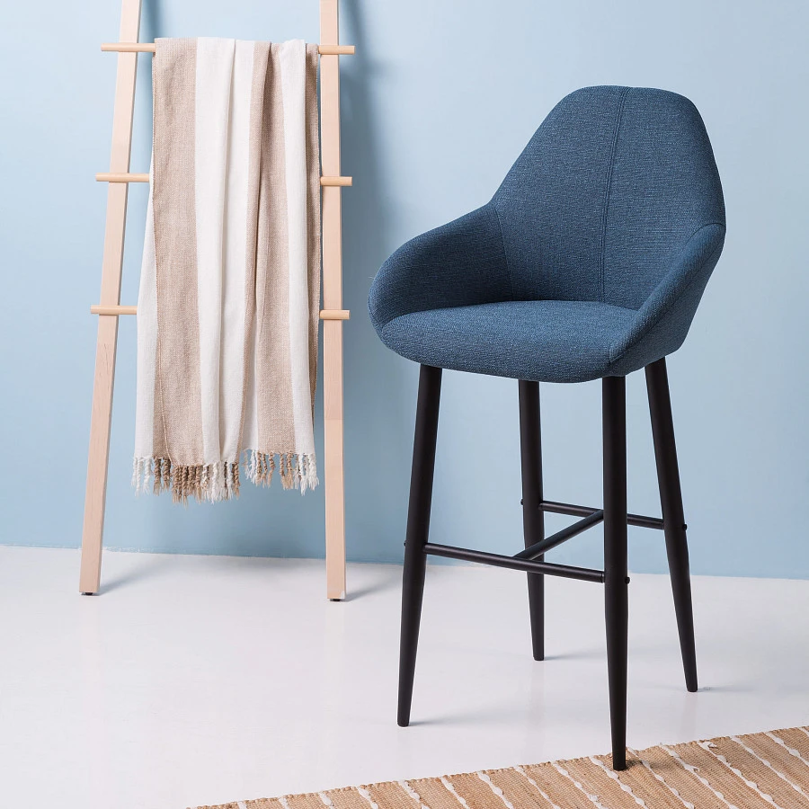 Кресло Бар Kent БлюАрт/Черный - фото 7