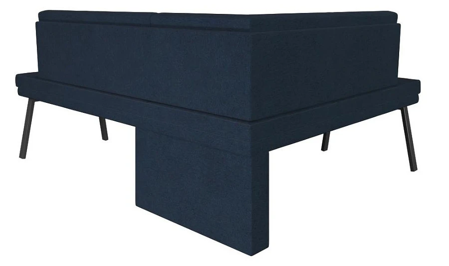 Диван кухон. Brave 140-178 L blue 1440*1820*830 - фото 2