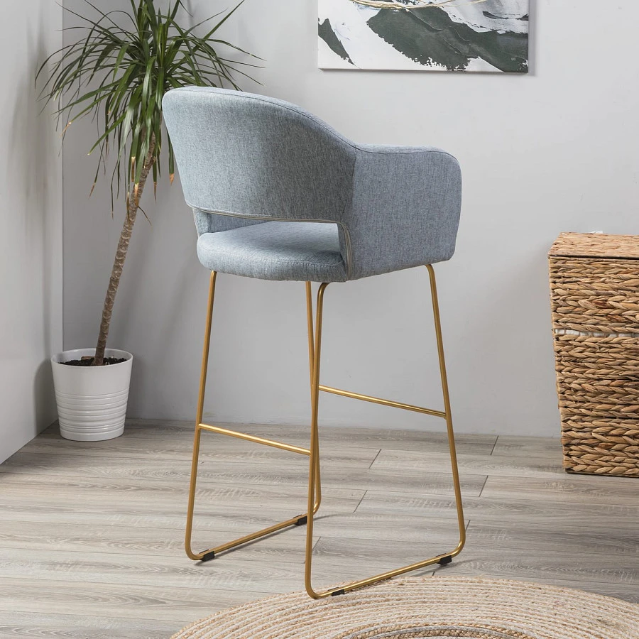 Кресло Бар Oscar Грей/ЛинкЗолот - фото 12