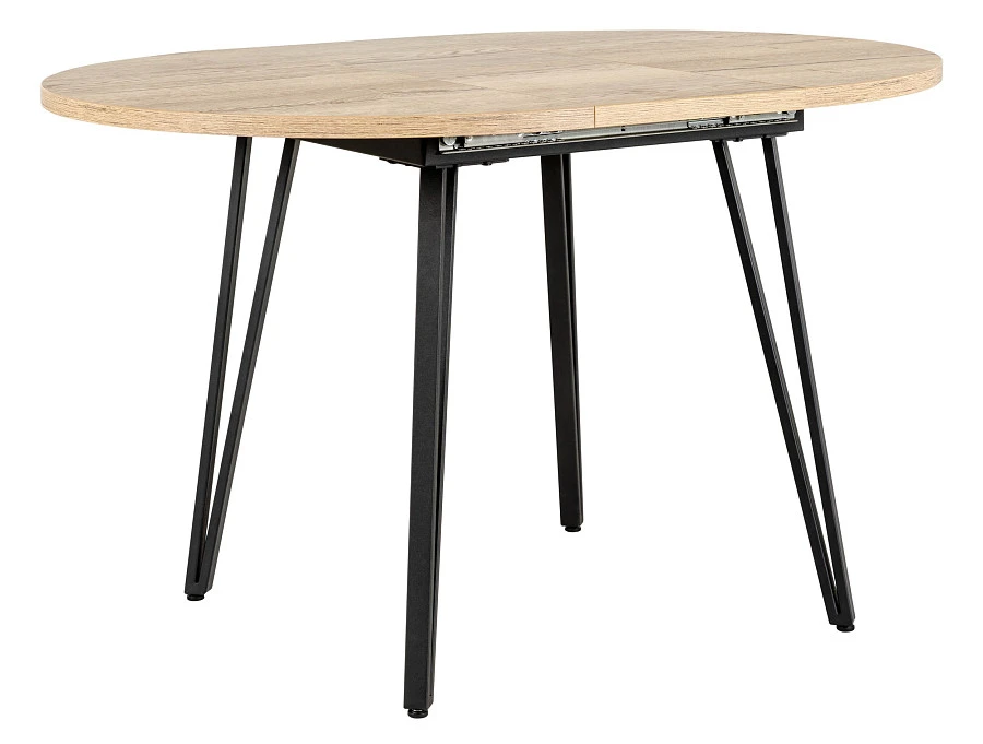 Стол Диего Prime раздвиж. D90+30 Галифакс Натур/Бабочка - фото 3