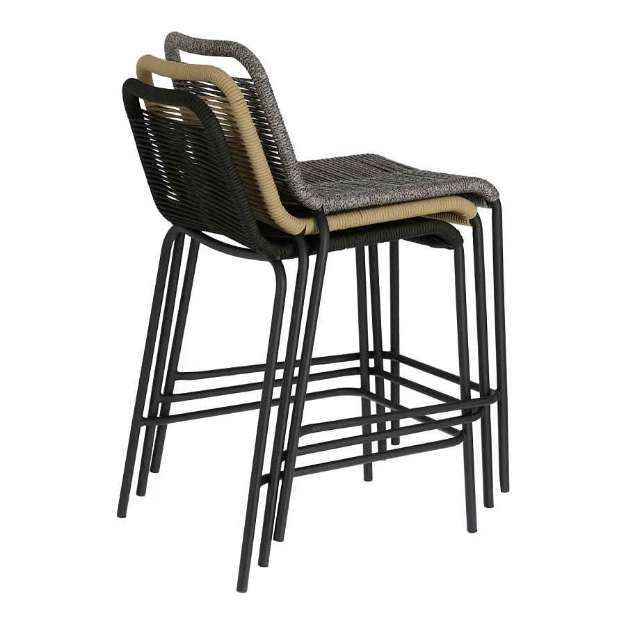 Полубарный стул Glenville 62 см черный - фото 6