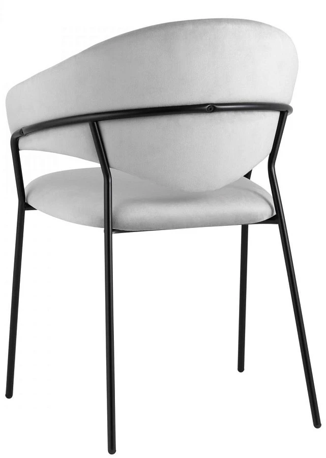 Стул Алексис велюр серый - фото 5