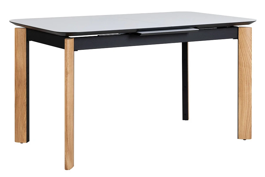 Стол раскл. Combi Glass 140-180 Automatic Natur/Light matte glass