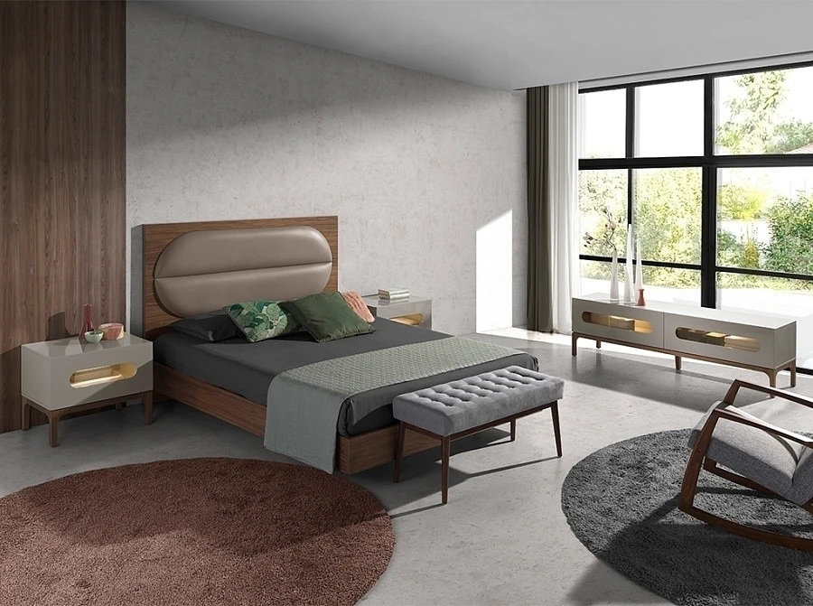 Тумба прикроват. 7144/CP2205H/сер.орех/подсв. - фото 7