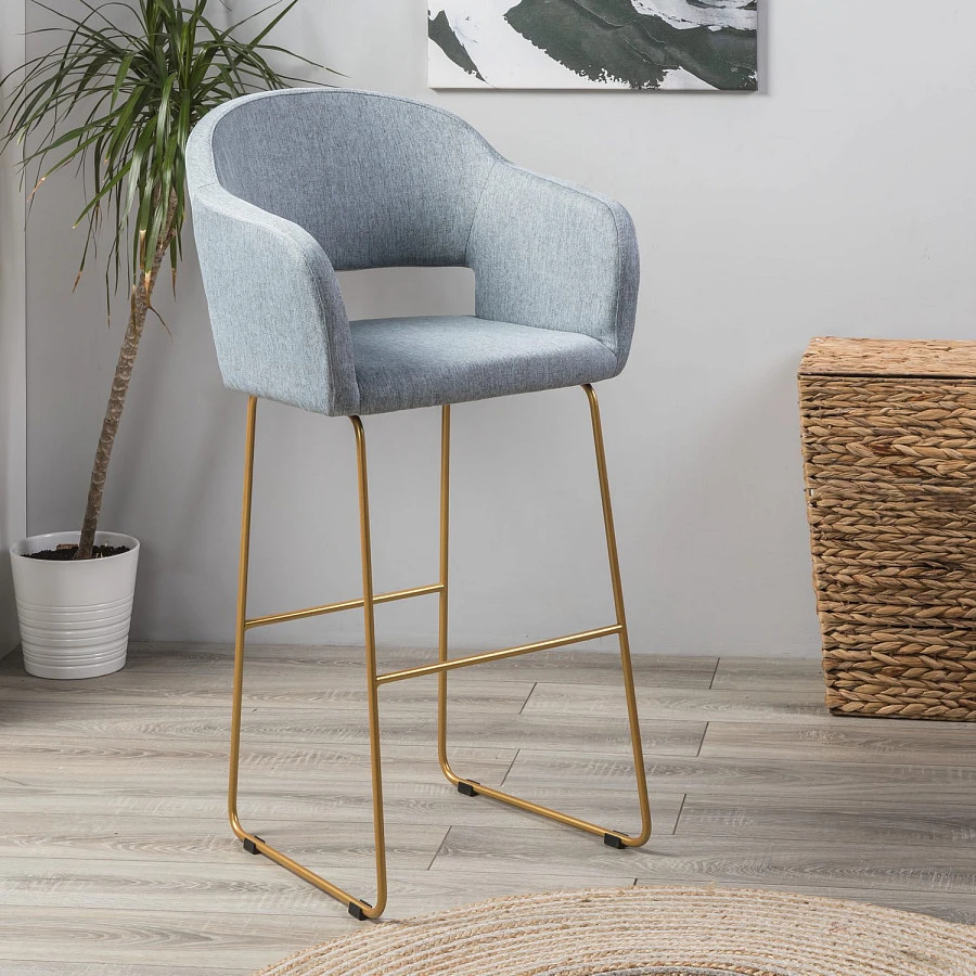 Кресло Бар Oscar Грей/ЛинкЗолот - фото 6