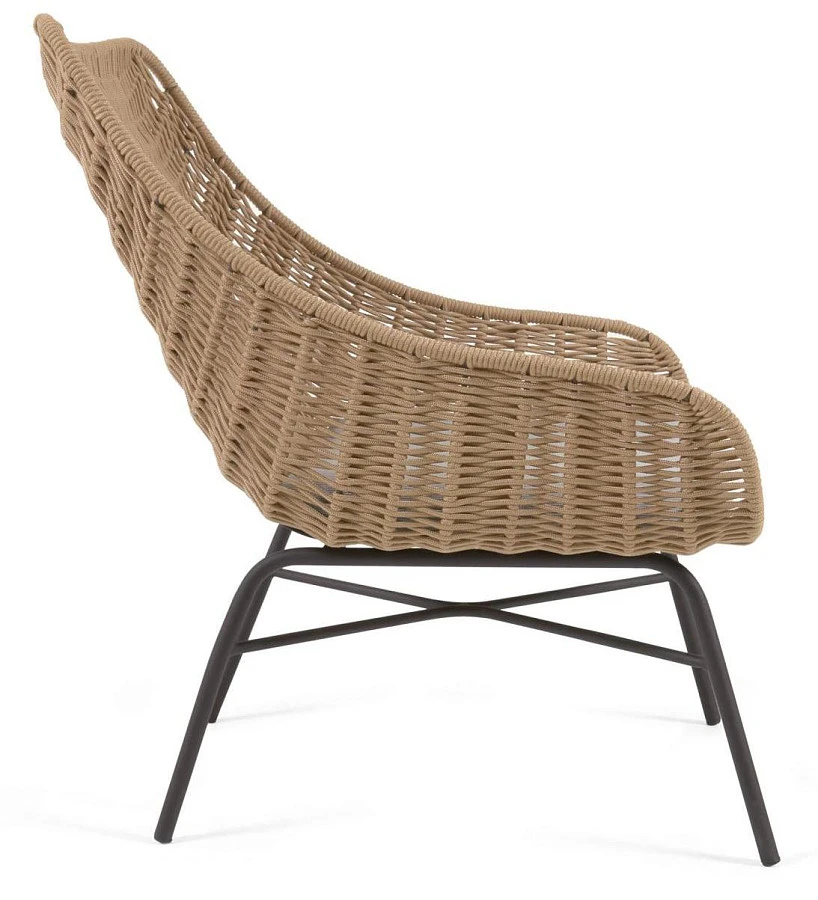 Веревочное кресло Abeli бежевого цвета - фото 7