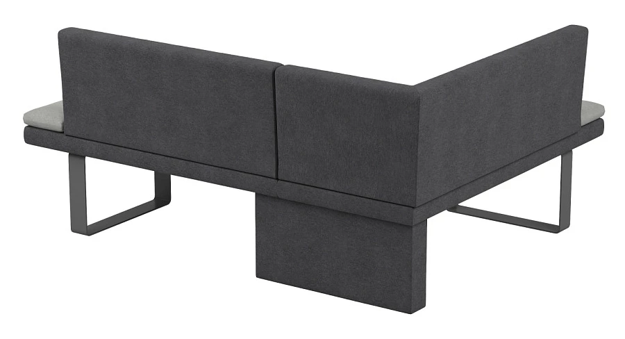 Диван кухонный Magiс 140-178 L grey - фото 2