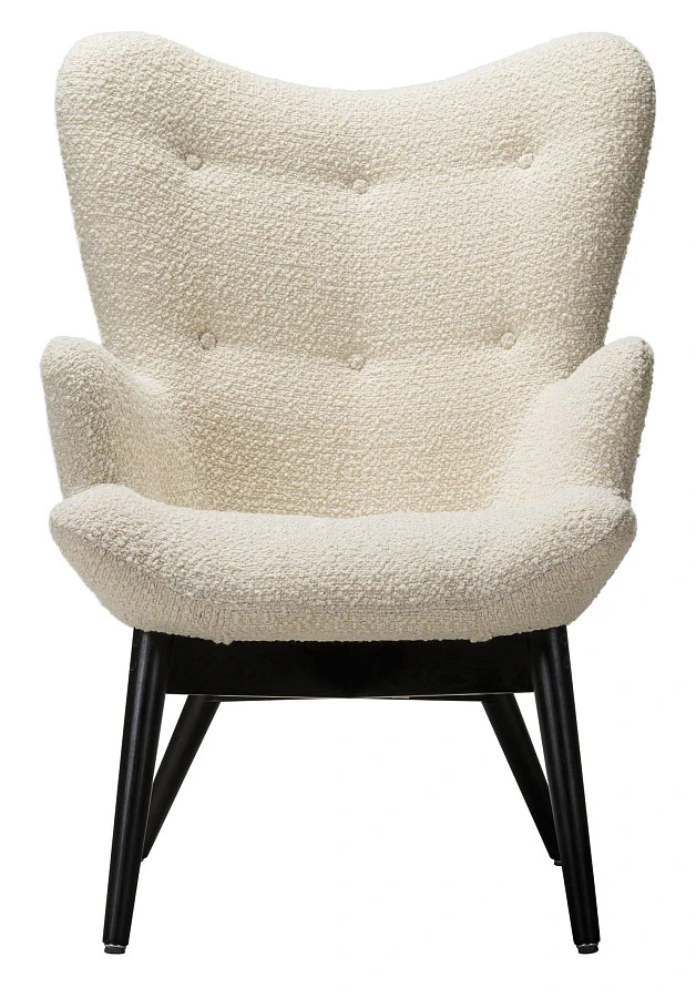 Кресло Хайбэк бежевый/венге - фото 2