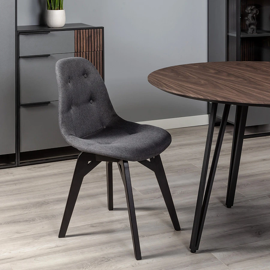 Стул Eames lite тёмно-серый/венге - фото 10