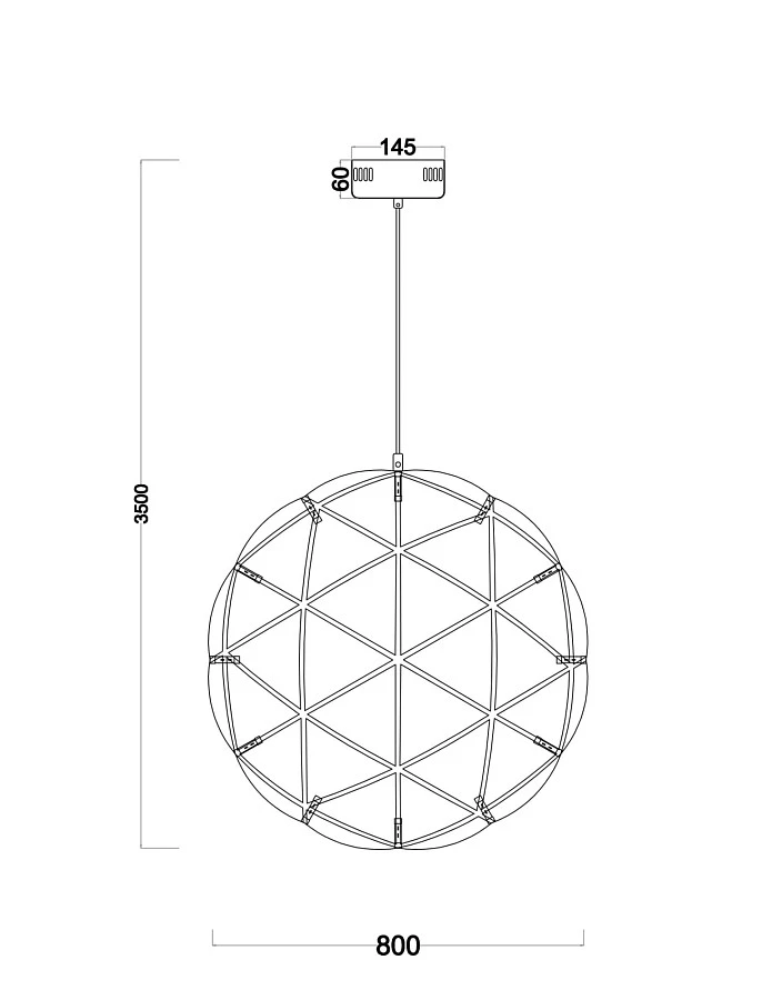Подвесной светильник Freya FR5099PL-L52CH - фото 8