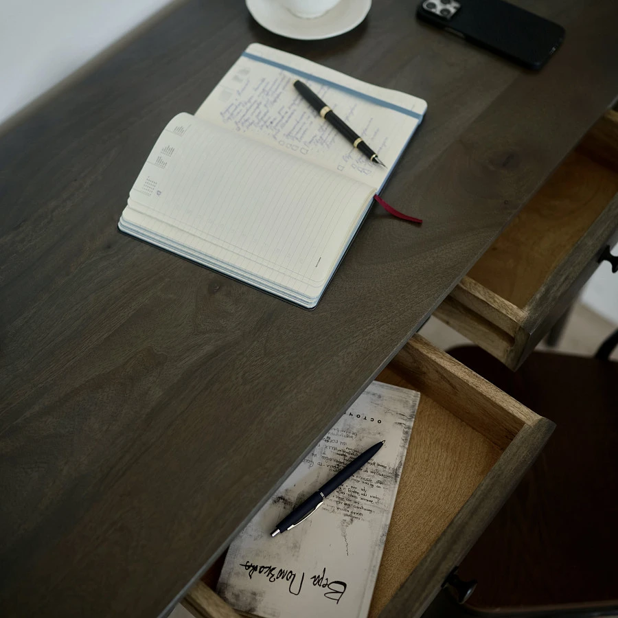 Письменный стол из массива, ПАТР ГРЭЙ - фото 5