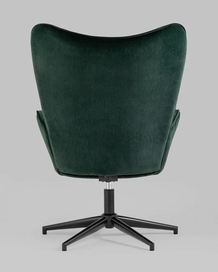 Кресло Филадельфия велюр изумрудный ножка черная - фото 6