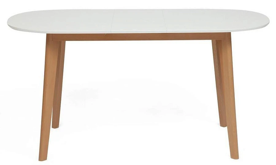 Стол обеденный расклад. BOSCO Белый+Бук