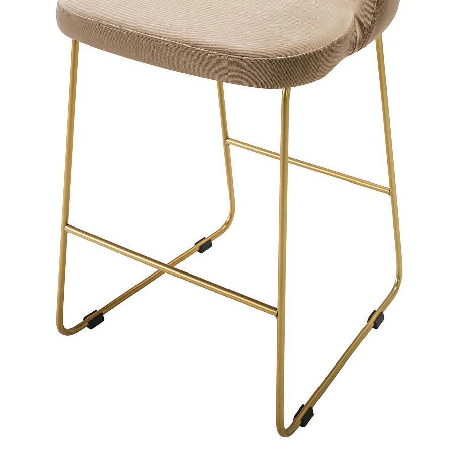 Кресло полубар Lars Diag beige/Линк золото - фото 5