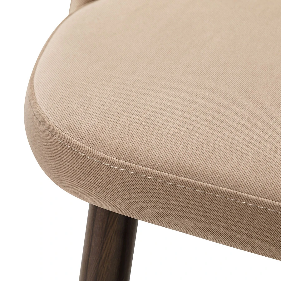 Стул Lars Diag beige/т.орех - фото 6