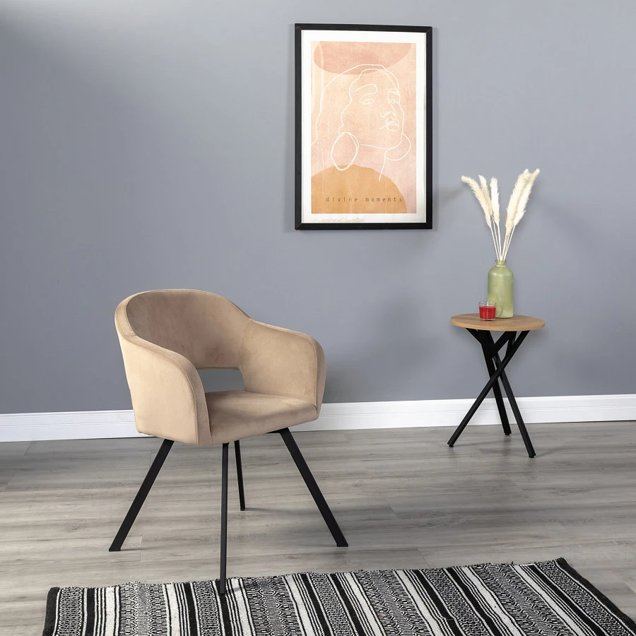 Кресло Oscar Diag beige/Арки - фото 7