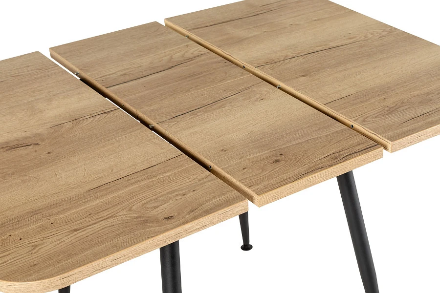 Стол Месси Prime раздвиж. 90*90+30 Галифакс Натур/Бабочка - фото 9