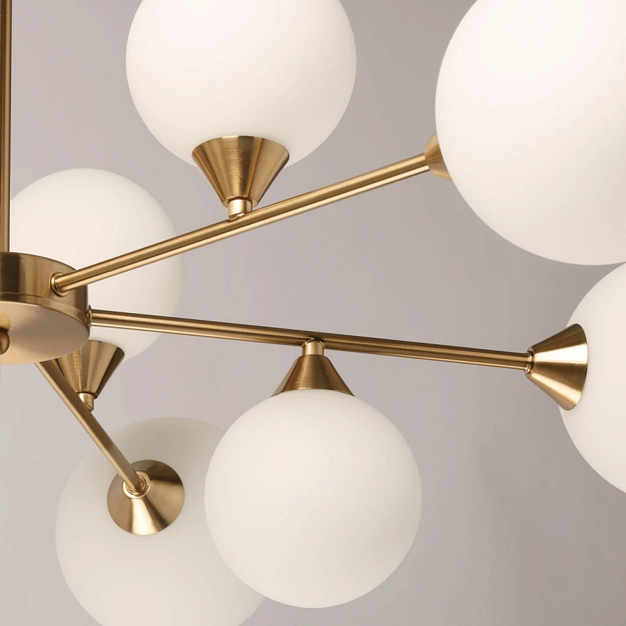 Люстра подвесная DeMarkt Оливия 306015612 - фото 6