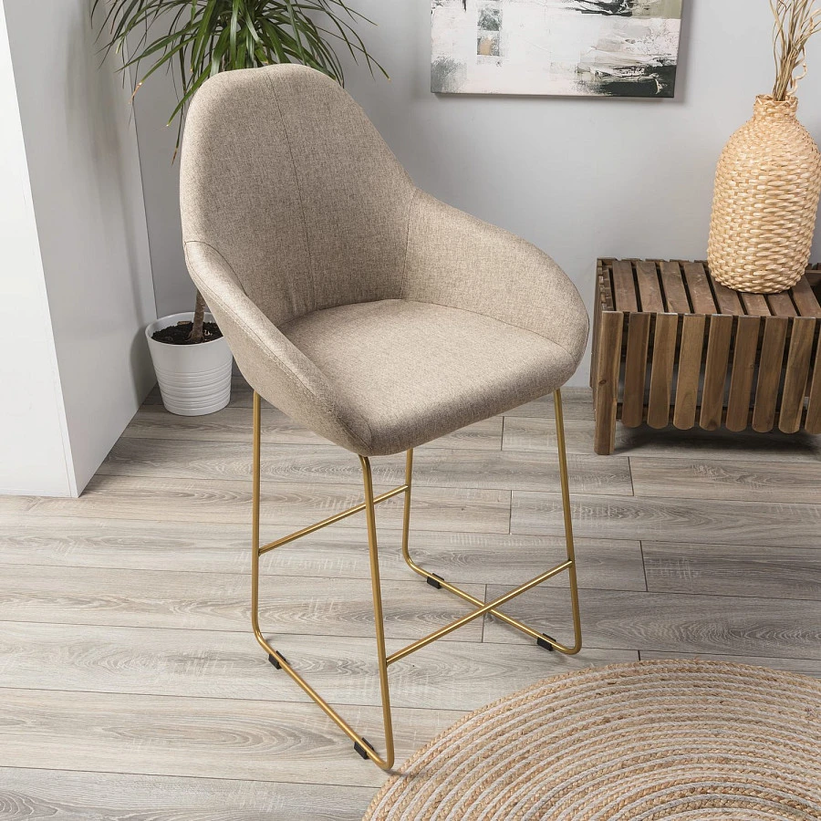 Кресло полубар Kent Браун/ЛинкЗолот - фото 6