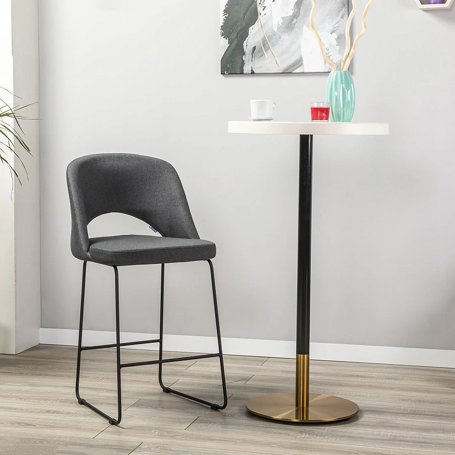 Кресло полубар Lars тёмно-серый/Линк - фото 8