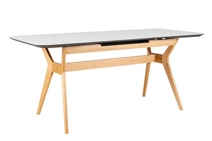 Стол раскл. Нарвик Glass 140-180 Automatic Natur/Light matte glass - фото 9