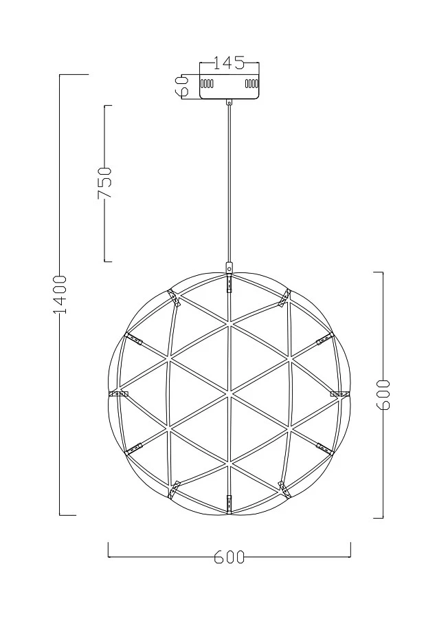 Подвесной светильник Freya FR5099PL-L45CH - фото 6