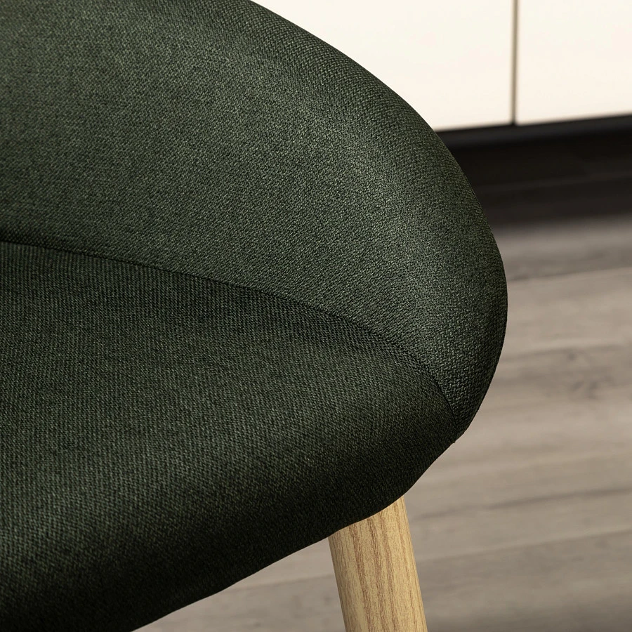 Кресло Kent тёмно-зеленый/нат.дуб - фото 12