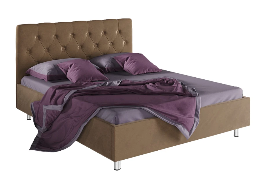 Кровать Фрейлина  160х200 коричневого цвета