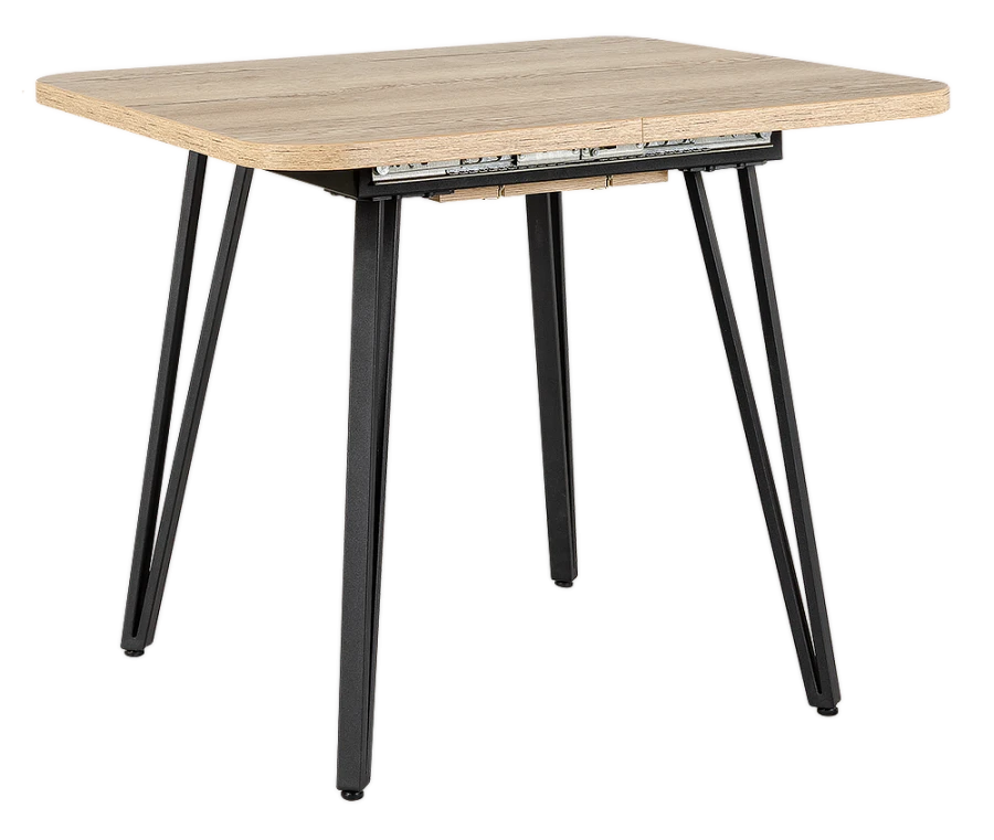 Стол Диего Prime раздвиж. 90*90+30 Галифакс Натур/Бабочка