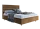 Кровать Турин  140х200 коричневого цвета