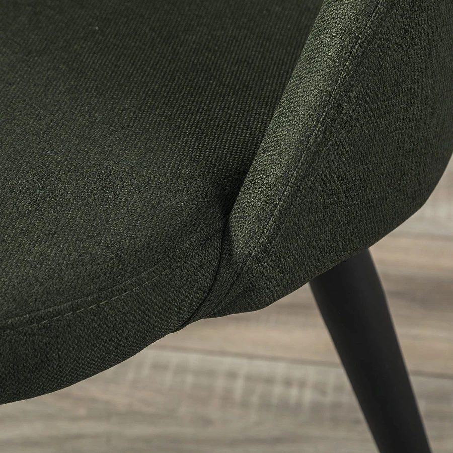 Стул Lars тёмно-зелёный/черный - фото 15