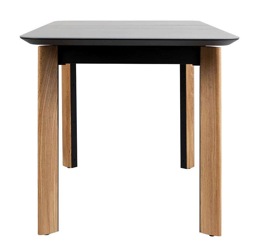 Стол раскл. Combi Glass 140-180 Automatic Natur/Dark matte glass - фото 11