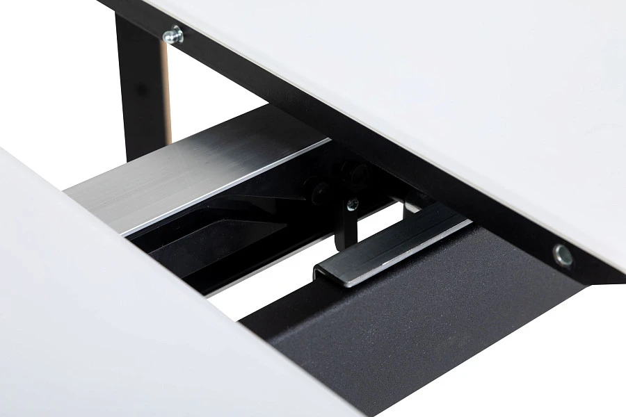 Стол раскл. Combi Glass 140-180 Automatic Natur/Light matte glass - фото 8