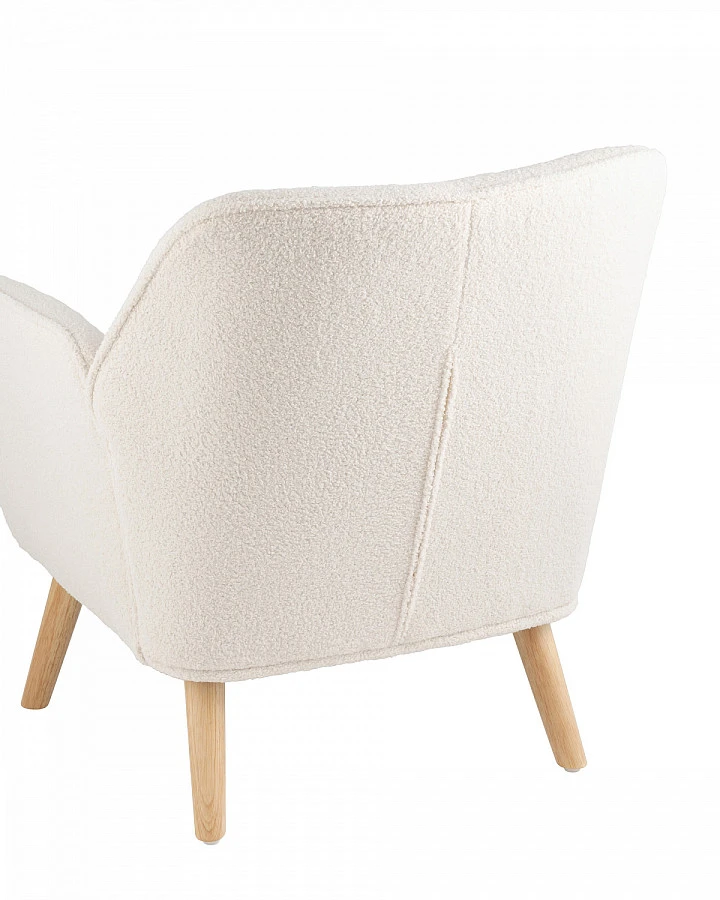 Кресло Ричи тедди белый - фото 7