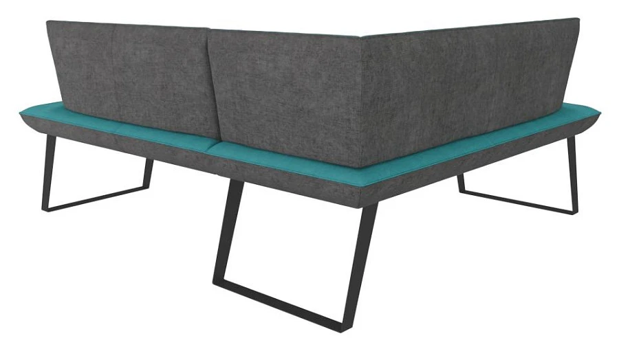 Диван кухон. Cosmo 140-158 L birusa/graphite - фото 2