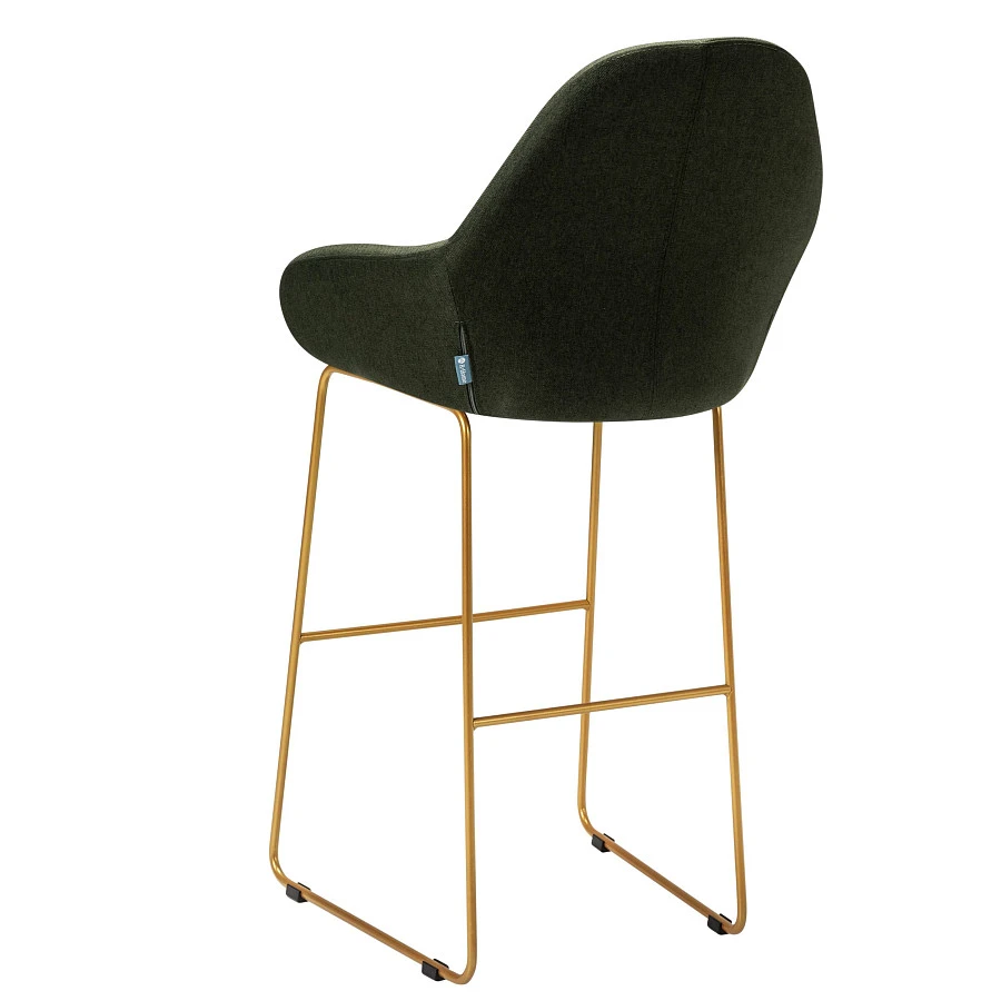 Кресло Бар. Kent тёмно-зеленый/Линк золото - фото 4