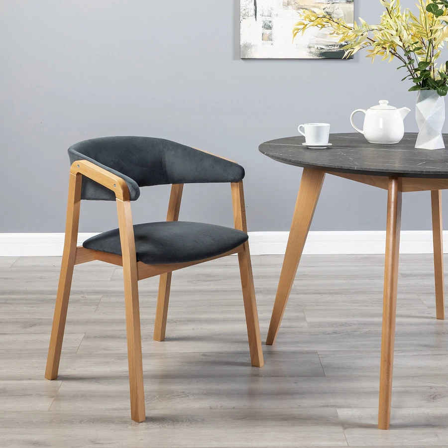 Кресло Dalia Soft Grey/Натур - фото 11