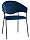 Стул Алексис велюр синий
