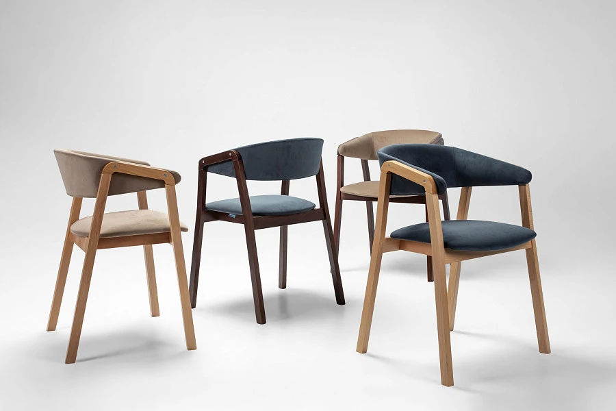 Кресло Dalia Soft Beige/Темный орех - фото 10