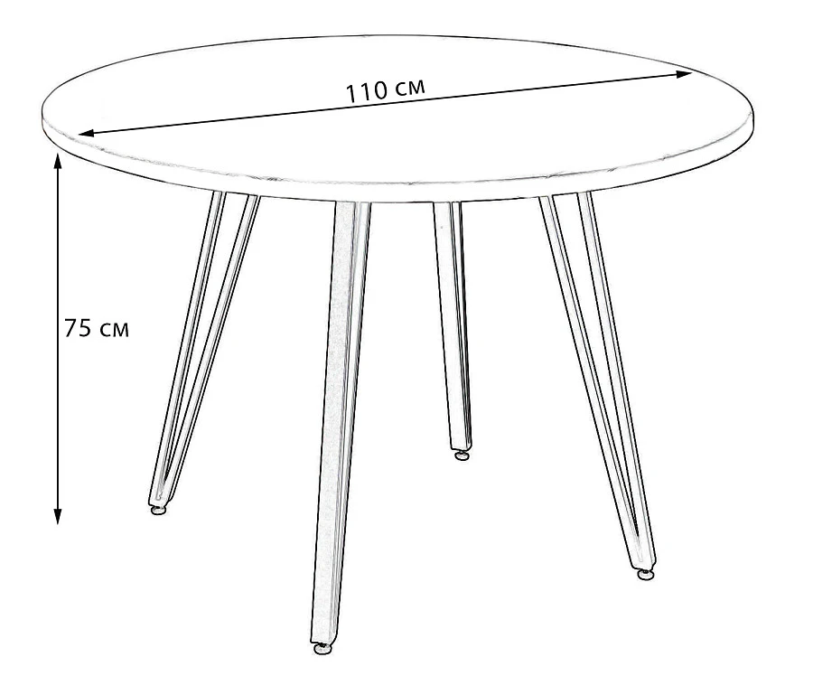 Стол Диего D110 Американский орех - фото 2
