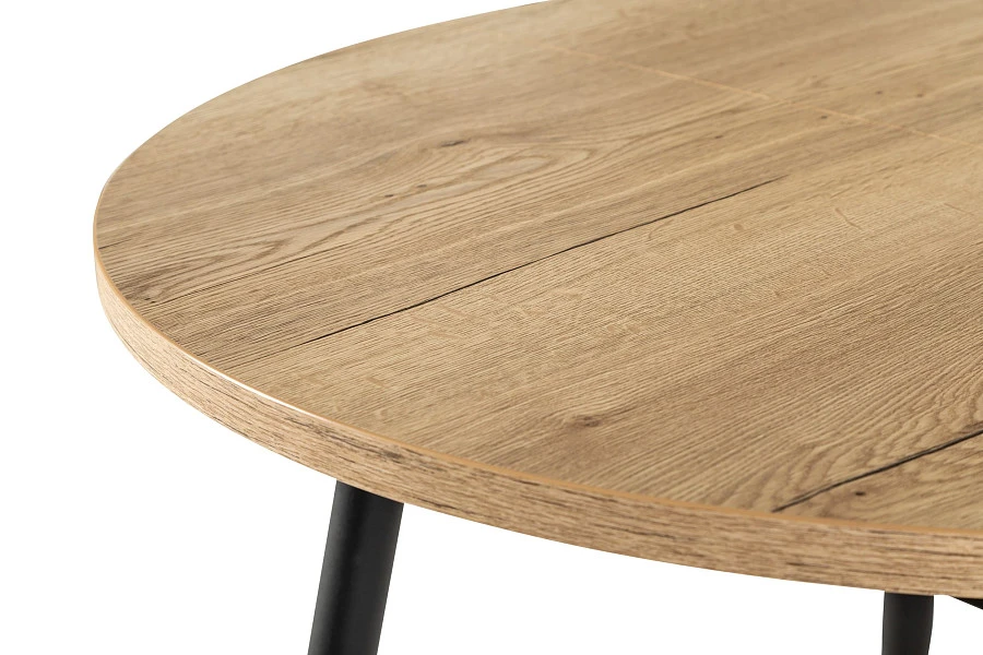 Стол Месси Prime раздвиж. D90+30 Галифакс Натур/Бабочка - фото 7