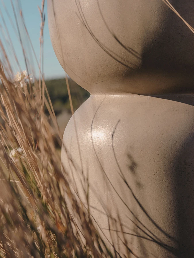 Garbet Круглый приставной столик из цемента Ø 32 см - фото 5