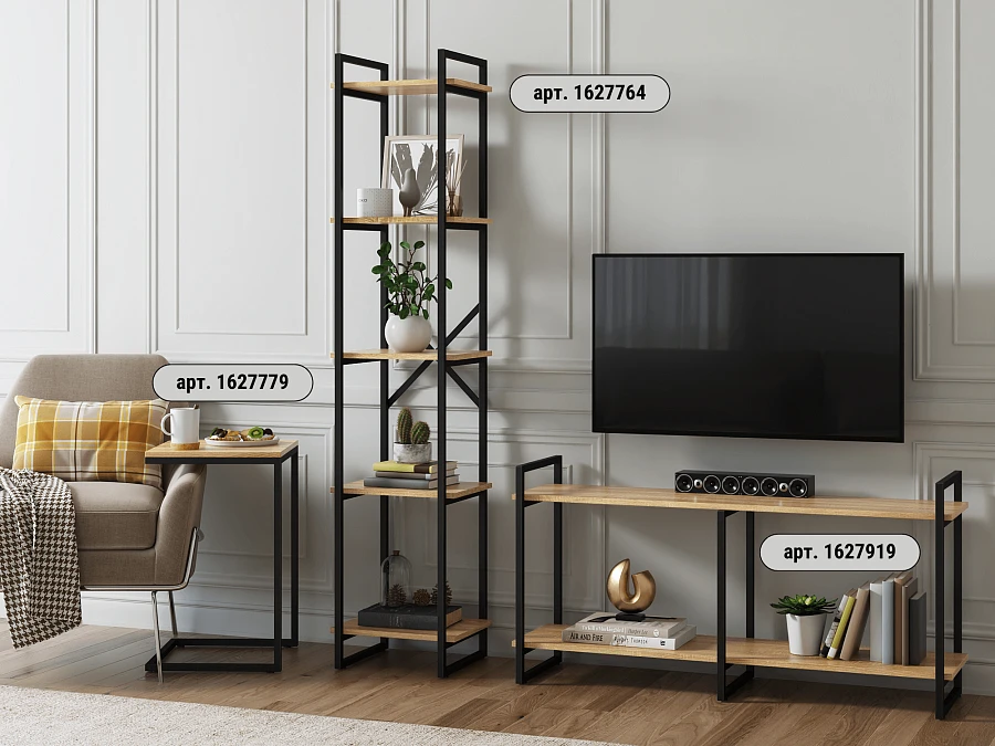 ТВ-тумба Мальборк 2 Дуб Сонома лофт - фото 7