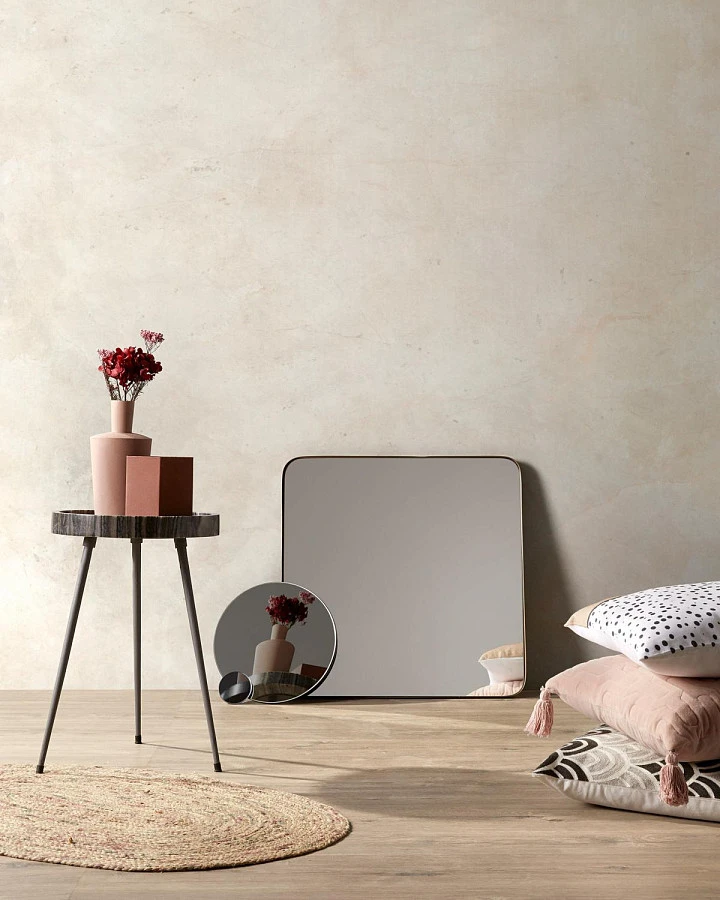 Зеркало Marcus 60x60 золотое - фото 2