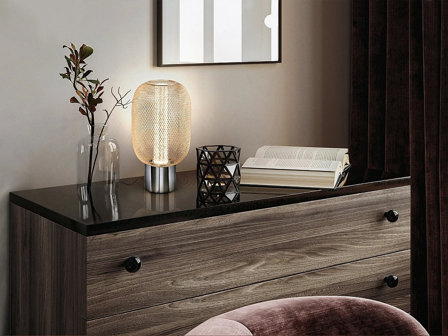 Настольная лампа Micron хром / золотой - фото 6